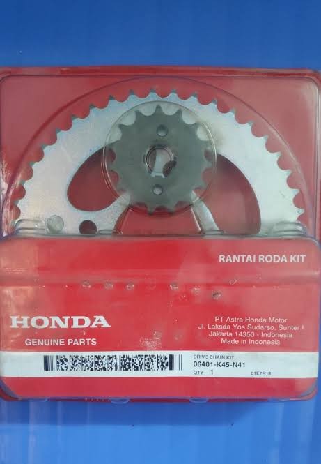 Honda CBR Genuine Chain Sprocket full Set Indo