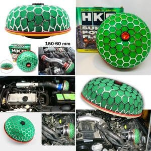 2.5" Inch JDM Mushroom Style HKS High Flow Washable Air Intake Filter Universal