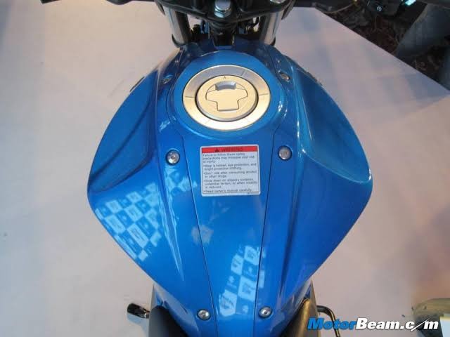 Suzuki GIxxer Cover Fuel Tank 3 Part Blue