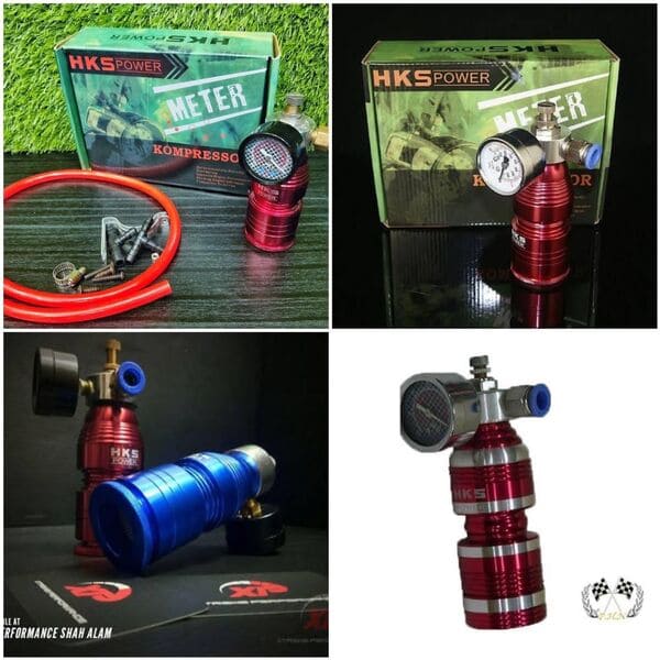 Hks Air Intake Fuel Saving W/ Oil Gauge Compressor