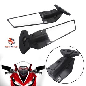Aluminium Adjustable Wing Fin Rearview Mirror