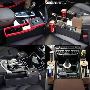 Car Seat Box Storage Car Seat Side Pocket Gap Slit Pocket Storage Organizer