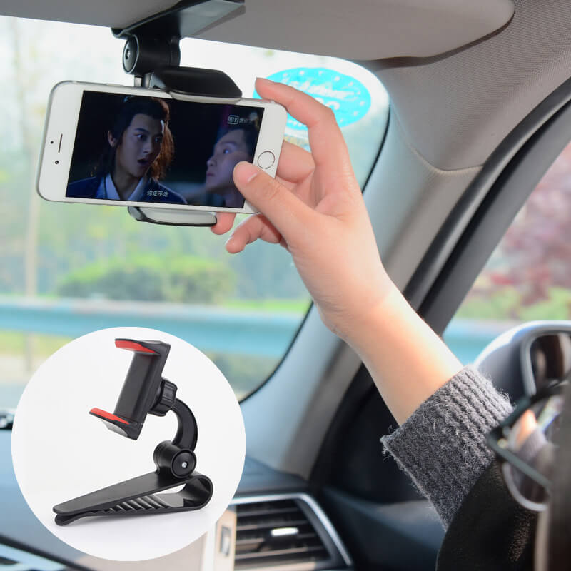 Creative Sunshade On-Board Mobile Phone Stand Car Navigation Stand Inside With Buckle Bracket