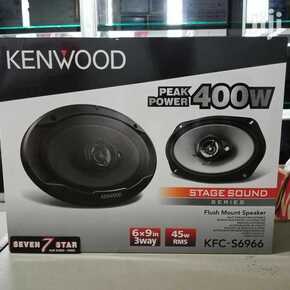 Kenwood KFC-S6966 Stage Sound Series, 6"x9" Flush Mount 3-way 2-Speaker System