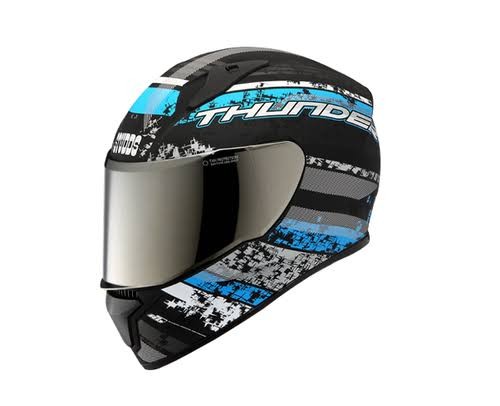 Thunder Helmet Studds D1 Decor
