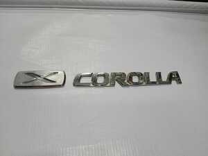 Toyota X Corolla Monogram Logo ( Japan )